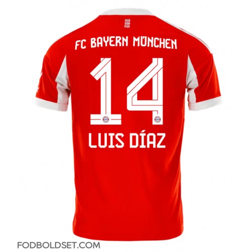 Bayern Munich Luis Diaz #14 Hjemmebanetrøje 2025-26 Kortærmet